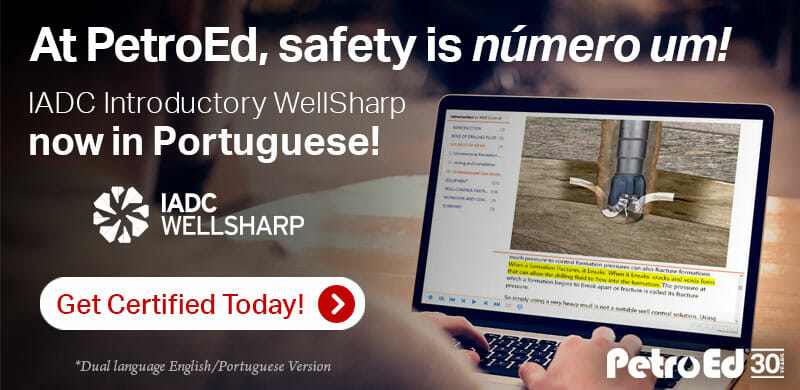 IADC WellSharp Portuguese language option